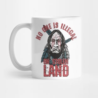 red indian heritage Mug